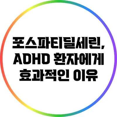 포스파티딜세린, ADHD 환자에게 효과적인 이유